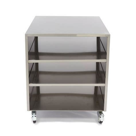 Acier inoxydable Table de machine / Base sur roues 60 x 80 ...