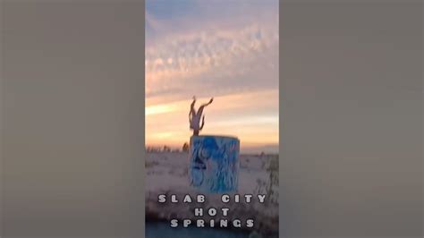 Backflip Off The Concrete Pillar At Slab City Hot Springs Youtube