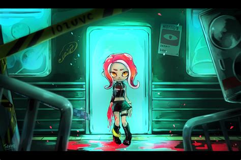 Octoling Player Character Octoling Girl And Agent 8 Splatoon And 2