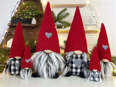 Home Gnome Christmas Collection Of Scandinavian Gnomes Holiday Etsy