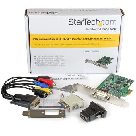 There are primarily three types of video game consoles: Amazon.com: StarTech.com PCIe Video Capture Card - HDMI / DVI / VGA / Component - 1080p - Game ...