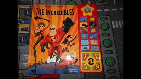 The Incredibles Sound Book And Board Game Youtube