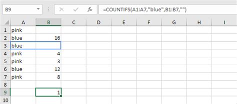 Count Blanknonblank Cells In Excel Quickly And Easily