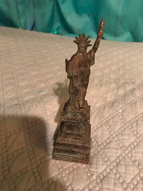 Vintage Copper Statue Of Liberty Souvenir Small Statue Of Liberty