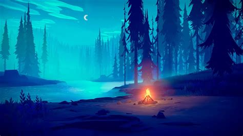 Among Trees Campsite 1920x1080 Chill Wallpaper Survival Games