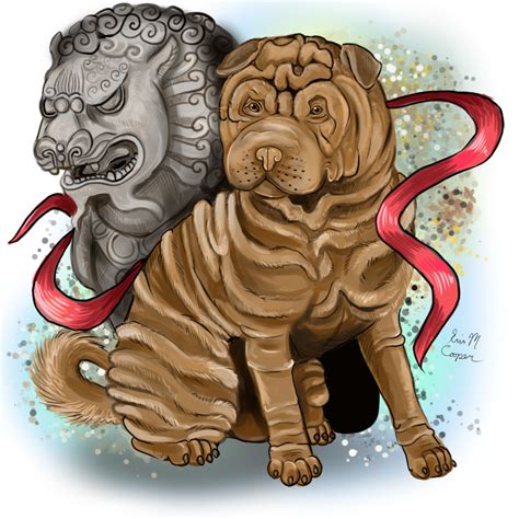 Chinese Year Of The Dog By Shadowind Dog Years Chinese Year Dog Design