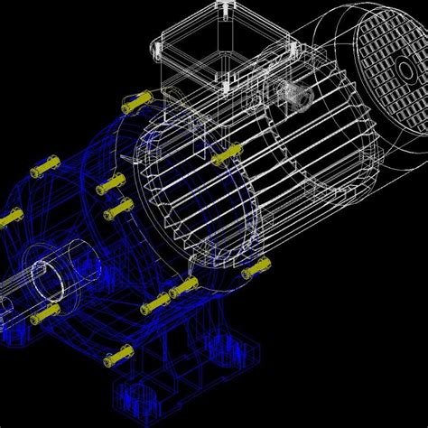 Motor D Dwg Model For Autocad Designs Cad