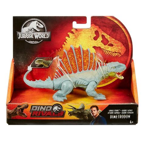 Mattel Jurassic World Dino Rivals Savage Strike Dimetrodon Dinosaur Toy Gcr58 In 2021 Jurassic