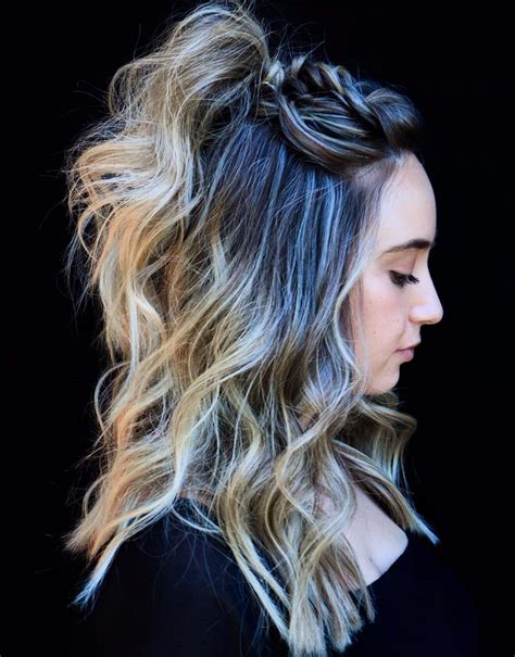 List Of Easy Half Up Hairstyles For Medium Length Hair References