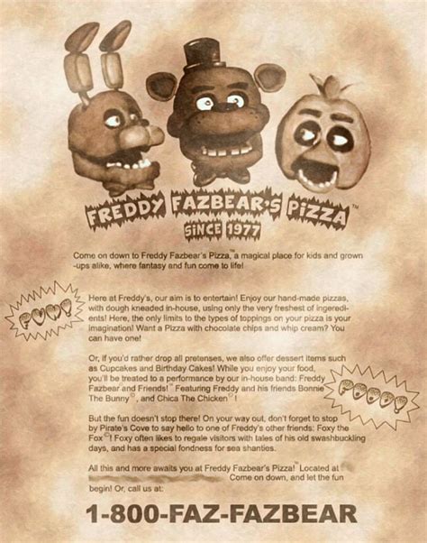 Freddy Fazbears Pizza Official Website
