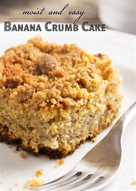 Combine with 1 egg beaten, add 1 cup. Easy Moist Banana Crumb Cake | Recipe | Banana crumb cake ...