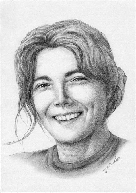 Beautiful Smile Https Etsy Me Knictn Etsy Shop Custom Pencil Portrait Drawing From Photo