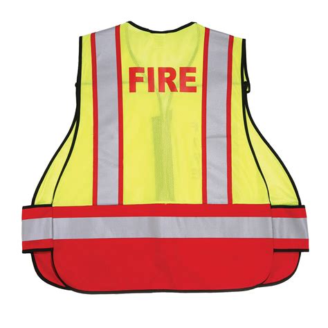 Safety vest is required for protection. Galls Custom ANSI 207 Safety Vest with Color Codes