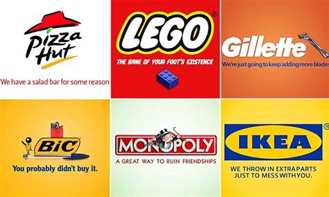 The So Called Honest Slogans Poking Fun At Some Of The Worlds