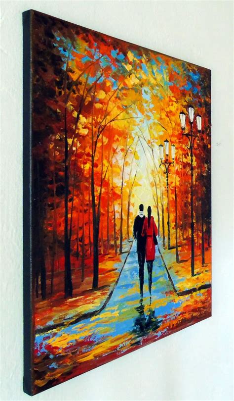 Autumn Walk In The Park Paintings By Olha Darchuk