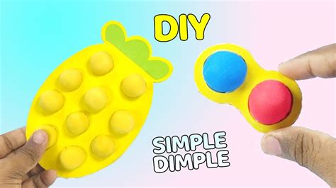 How To Make A Simple Dimple Diy Simple Dimple Diy Fidget Toy