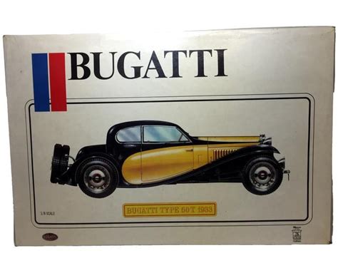 A Pocher Italian K76 1933 Bugatti Type 50t 18 Scale Model Car Kit In