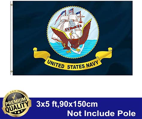 buy us navy military flag double sided 3x5 outdoor united states naval usn heavy duty navy seal
