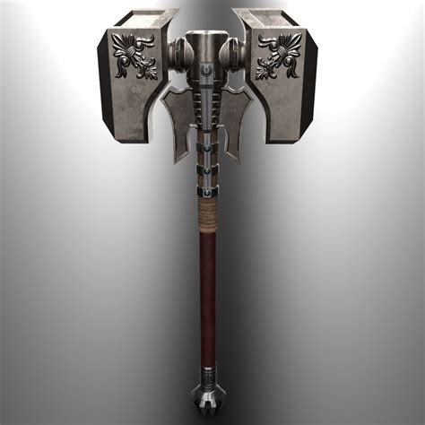 Hammers Weapon Patterns Model Turbosquid 1595260