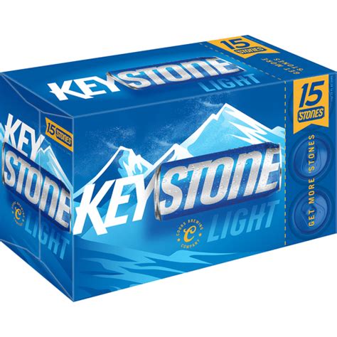Keystone Light Lager Beer 15 Pack 12 Fl Oz Cans 41 Abv Beer