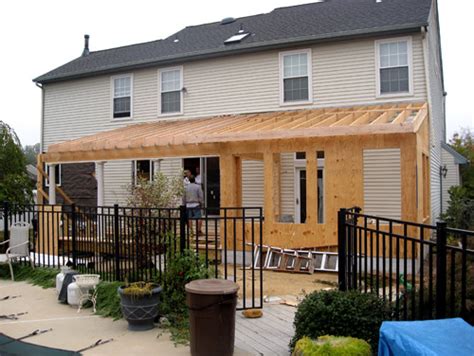 The main factors which influence the shape of roofs are the climate and the materials available for roof structure and the outer covering. Photo Gallery of Cherry Hill SUN ROOM/PATIO ROOF ADDITION ...