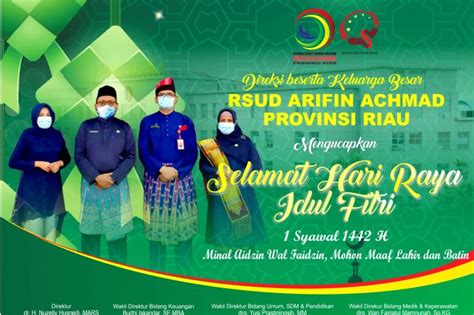 Keluarga Besar Rsud Arifin Achmad Provinsi Riau Mengucapkan Selamat