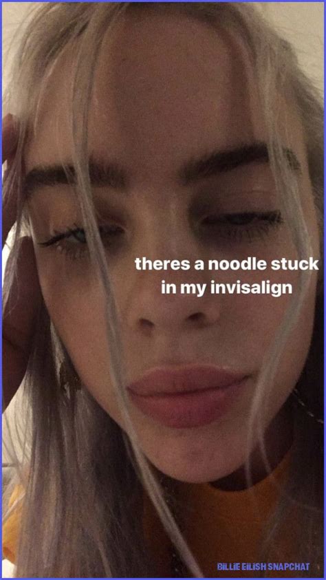 The Story Of Billie Eilish Snapchat Has Just Gone Viral Billie Eilish Snapchat