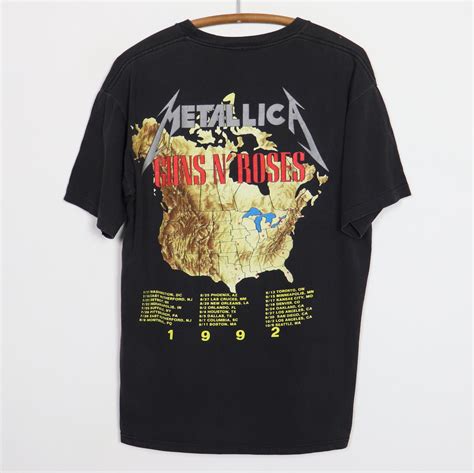 1992 Guns N Roses Metallica Tour Shirt Wyco Vintage