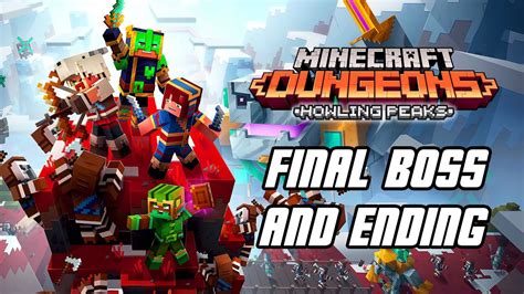Minecraft Dungeons Howling Peaks Dlc Final Boss And Ending Xbox