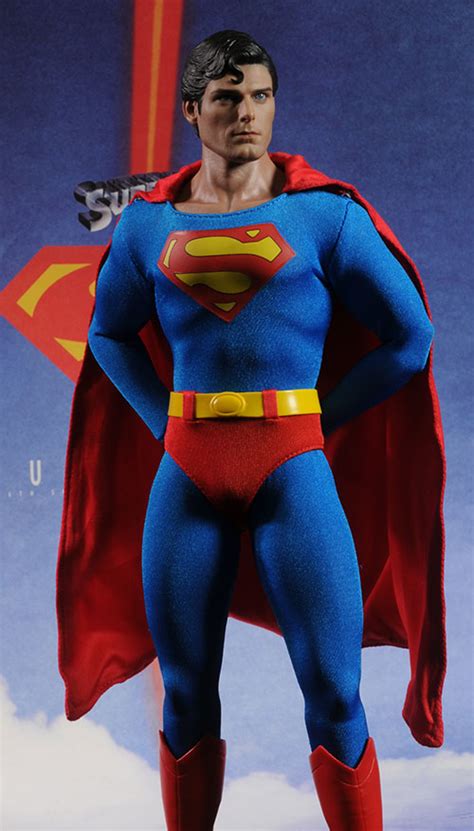 superman christopher reeves sixth scale action figure  pop