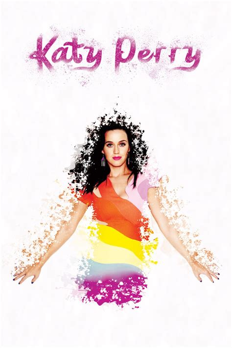 Katy Perry Poster Affiche Colorée De Type Explosion Moderne Etsy