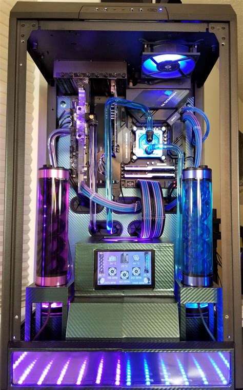 First Water Cooling Build Custom Dual Loop With Tower 900 Case 3d