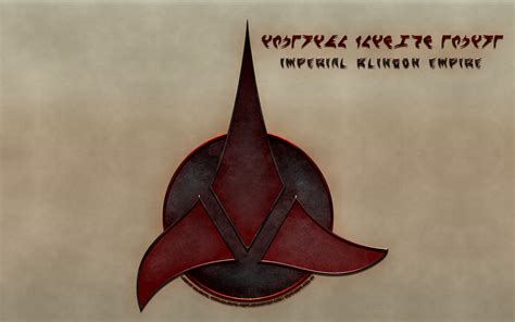 Klingon Empire Logo Image Star Trek Yesteryears Mod For Star Trek