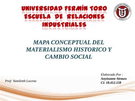 Pdf Mapa Conceptual Materialismo Historico Y Cambio Social Anyinzane