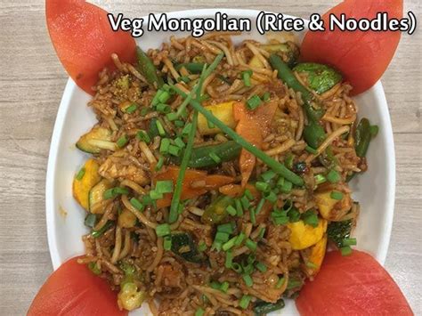Was really missing mongolian beef. Mongolian Recipes Vegetarian - Stir Fried Veg Mongolian Rice And Noodles Recipe Mongolian Rice ...