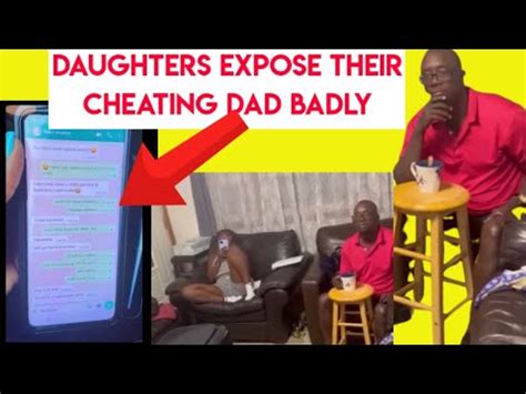 Daughter S Confront Dad Read Out His Side Chick Text Expose Them Online Youtube