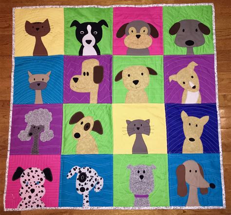 Dog Quilt Pattern By Quilted By Amy Vw