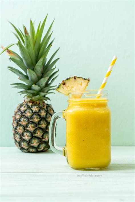 Healthy Pineapple Smoothie For Weight Loss Lose Weight By Eating