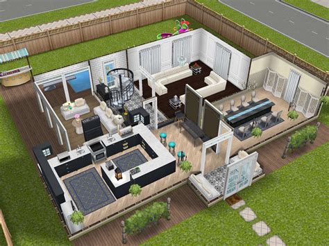 dazsdesign   build  house  sims freeplay