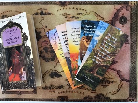 Chronicles Of Narnia The Magicians Newphew Bookmarks Etsy
