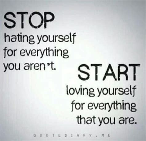 Start Loving Yourself Everything Hate Life Quotes Love You Math