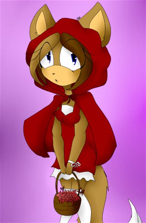 Jane As Little Red Riddint Hood Girl Sonic Fan