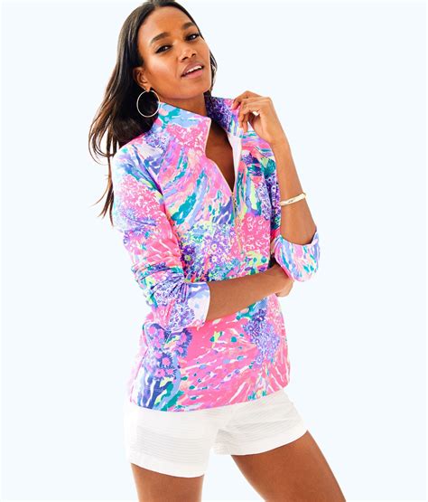 Lilly Pulitzer Upf 50 Skipper Printed Popover Xxs In 2021 Top