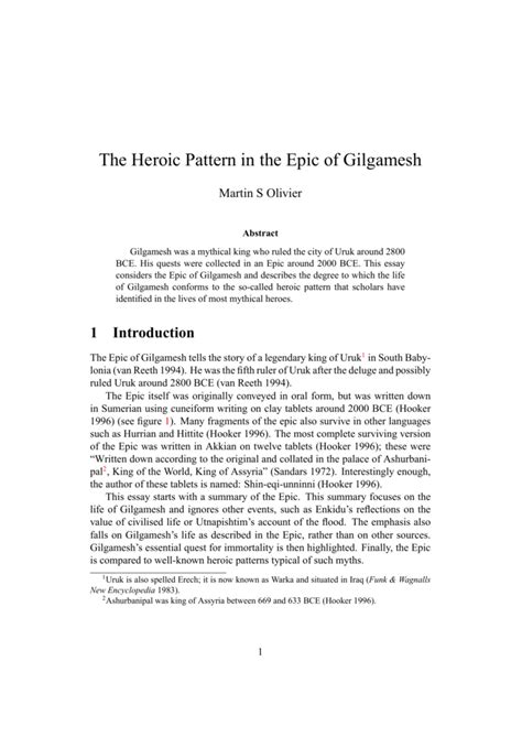 The Epic Of Gilgamesh Essay Telegraph