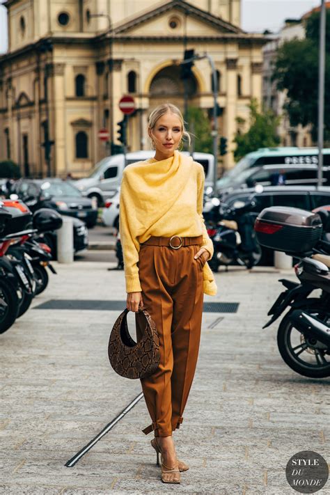 Wear fashionista spring lookbook fashion over 40 street style spring outfits designer fashionlook spring. Milan SS 2020 Street Style: Leonie Hanne - STYLE DU MONDE ...