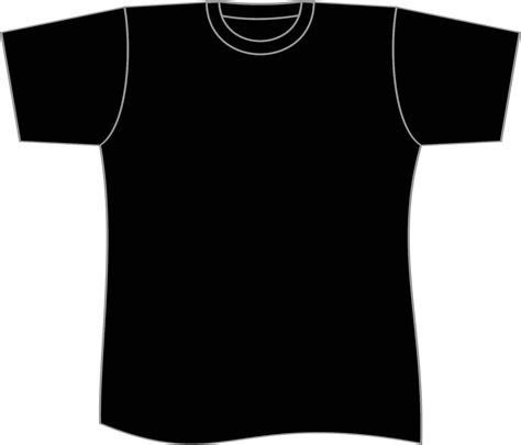 T Shirt Outline Template Free Download On Clipartmag