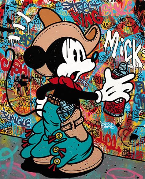 Tableau Street Art Mickey