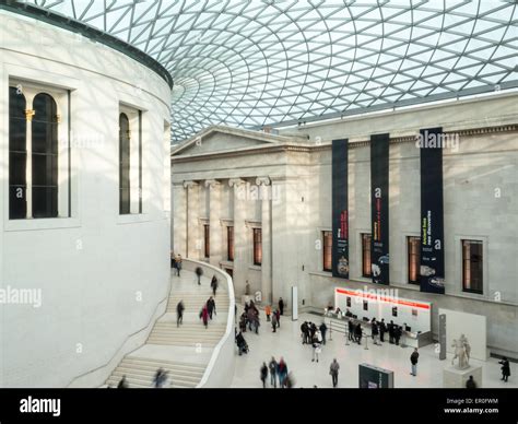 General View Of The Great Court Of The British Museum Stock Photo Alamy