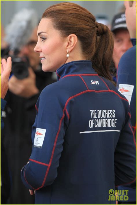 Kate Middleton And Prince William Get Caught In The Rain At Americas Cup