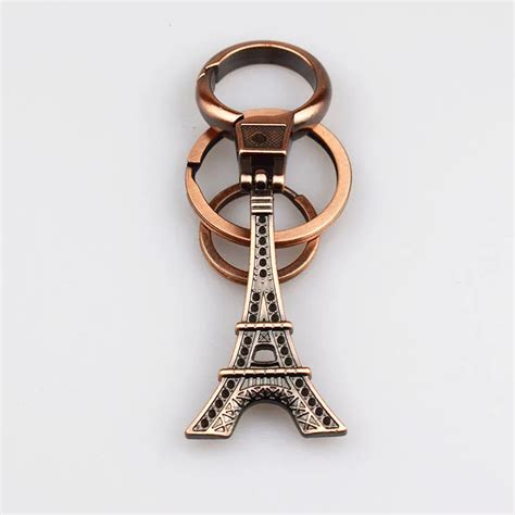 Retro High Quality Torre Eiffel Tower Keychain Paris Tour Eiffel Key